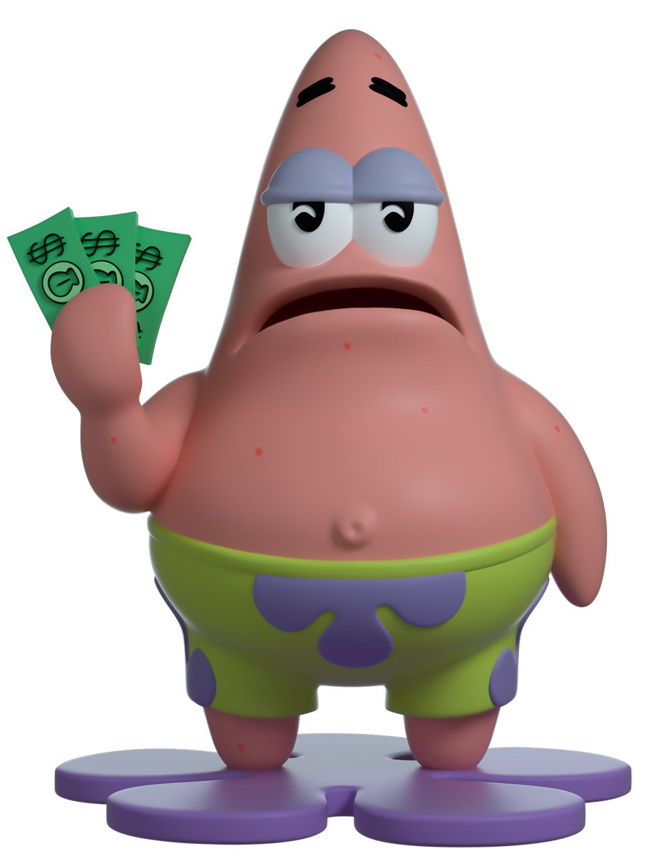 Patrick -I Have 3 Dollars Vinyl Figure: Youtooz