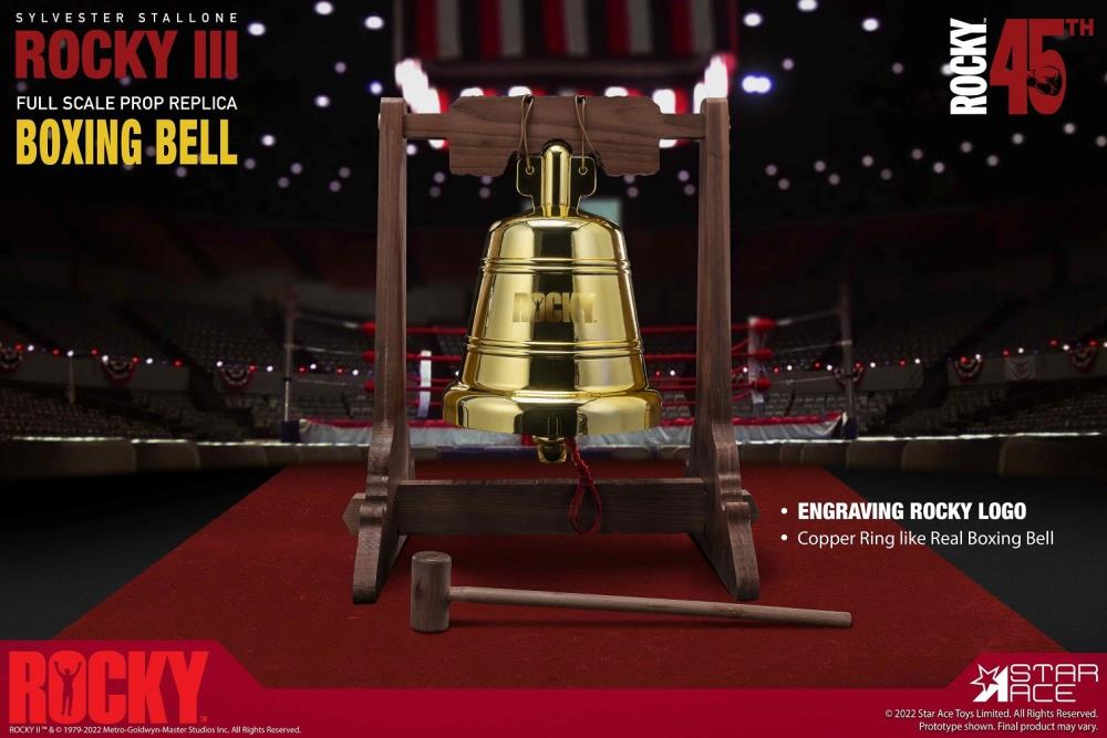 Rocky II 1979 1/1 Boxing Bell Prop Replica