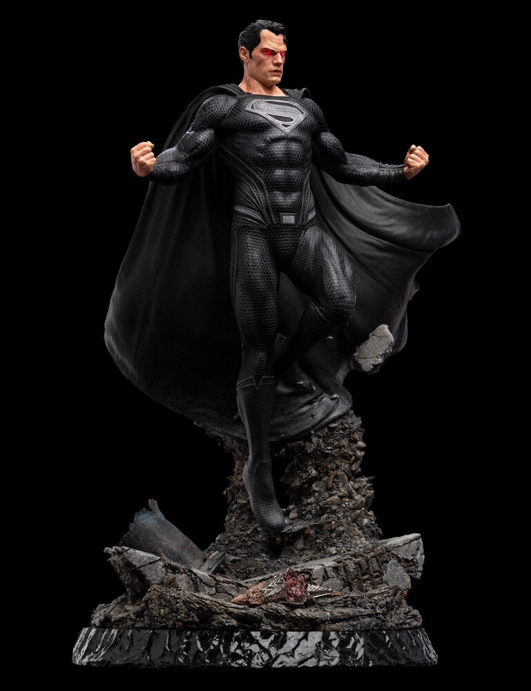 Superman - Black Suit - Justice League (Zack Snyder) 1:4 Scale Limited Edition Polystone Statue