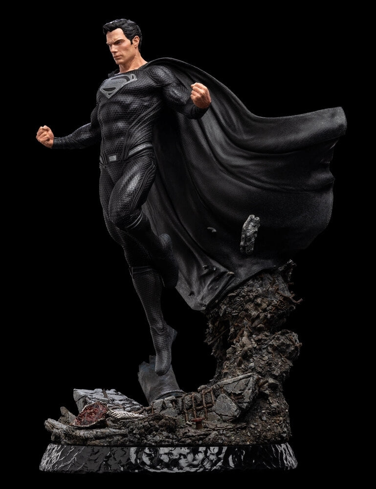 Superman - Black Suit - Justice League (Zack Snyder) 1:4 Scale Limited Edition Polystone Statue