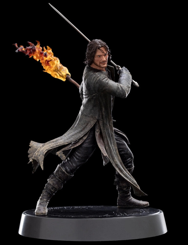 Aragorn with his Ranger Sword and a Flaming torch - Figures of Fandom The Lord of the Rings