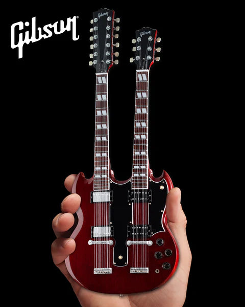 Gibson SG EDS-1275 Doubleneck Cherry Mini Guitar Replica Collectible