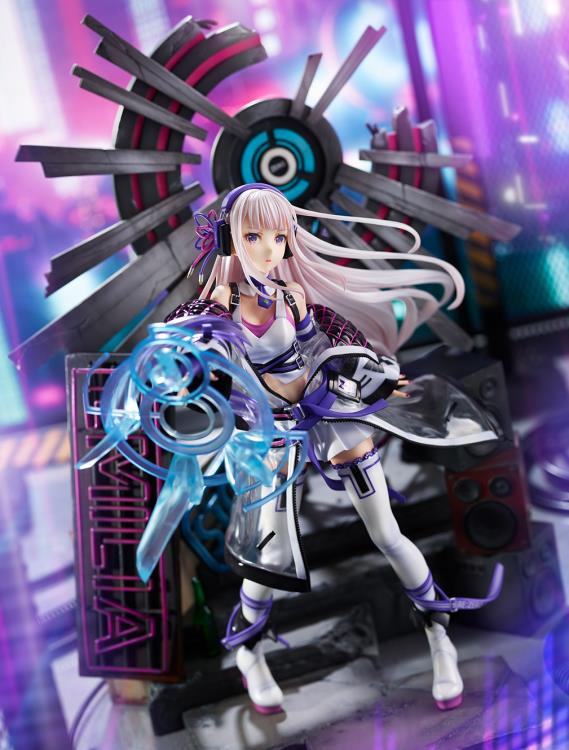 Emilia Re Zero Starting Life Neon City 1/7 PVC Figure