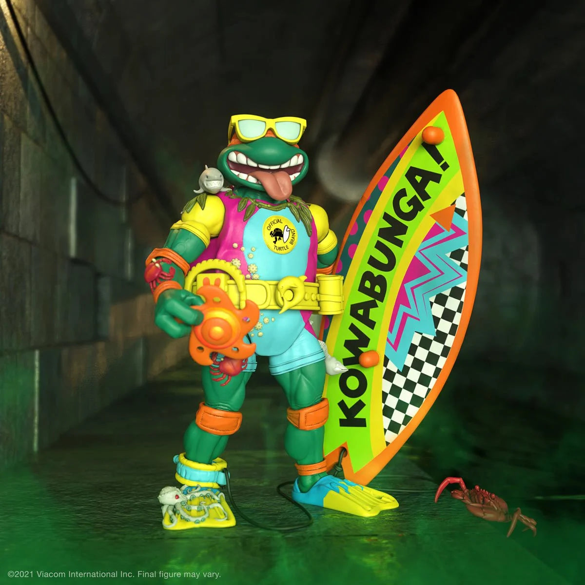 Teenage Mutant Ninja Turtles Ultimates Sewer Surfer Mike 7-Inch Action Figure