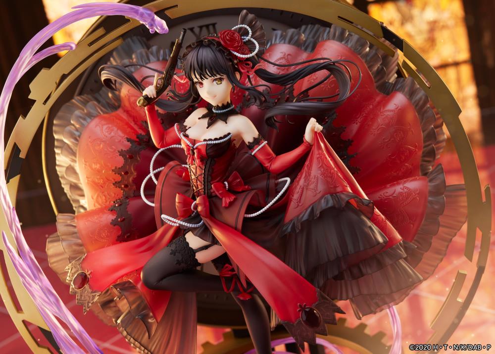 Kurumi Pigeon Blood Ruby Dress Date A Bullet 1/7 PVC Figure