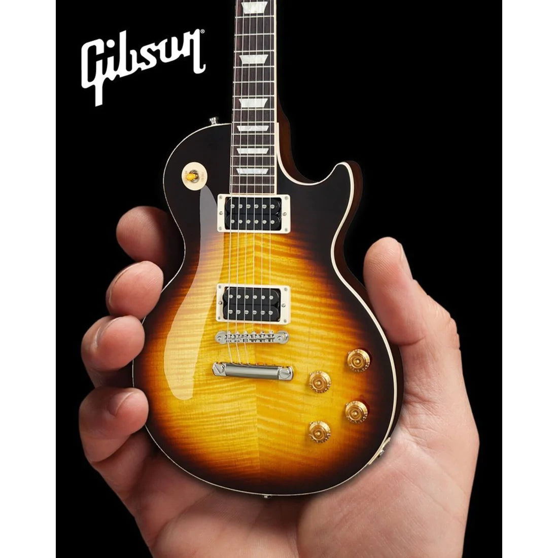 Slash Guns N Roses Gibson Les Paul Standard November Burst Mini Guitar Replica Collectible