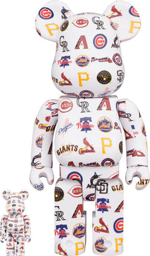 National League MLB  100% & 400% Bearbrick 2Pk