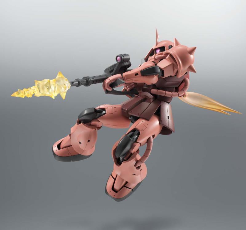 Gundam MS-06S Zaku II Char's Custom Model ANIME Version Robot Spirits Action Figure