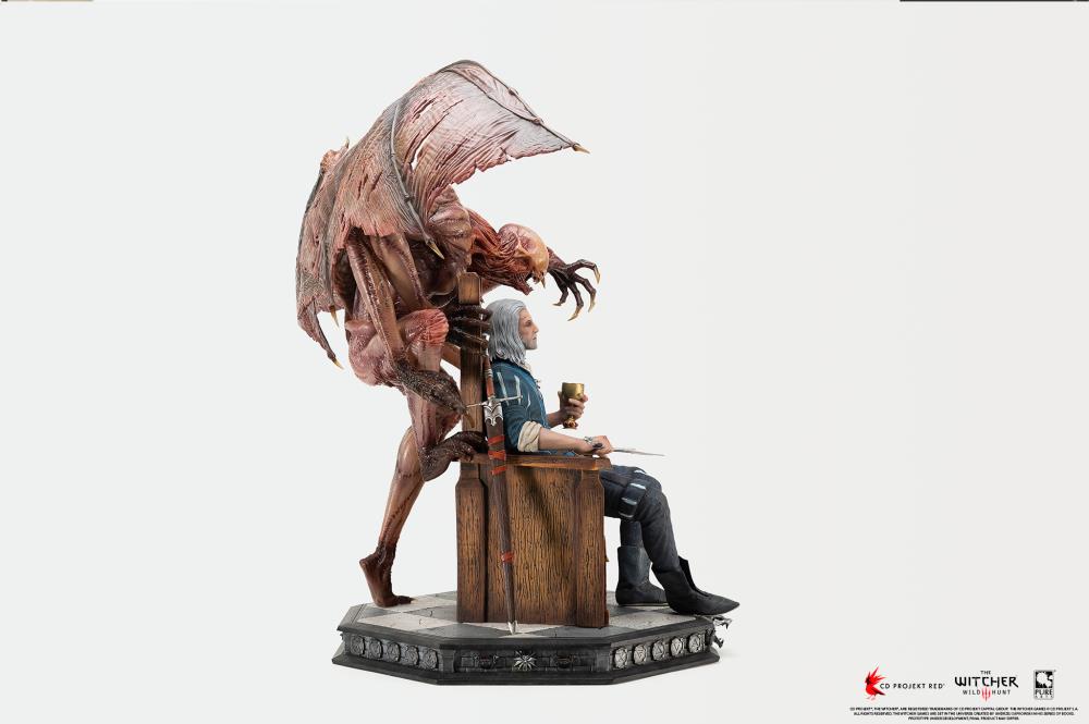 Geralt  Witcher 3 Wild Hunt Deluxe 1/4 Scale Statue