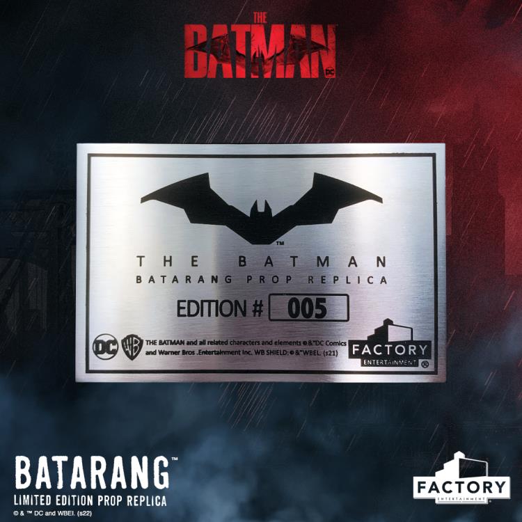 The Batman - Batarang Limited Edition Prop Replica