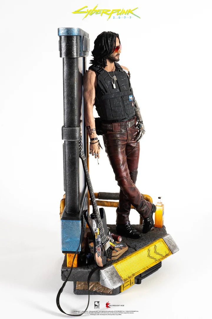 Johnny Silverhand Cyberpunk 2077 1/4 Scale Deluxe Edition Statue