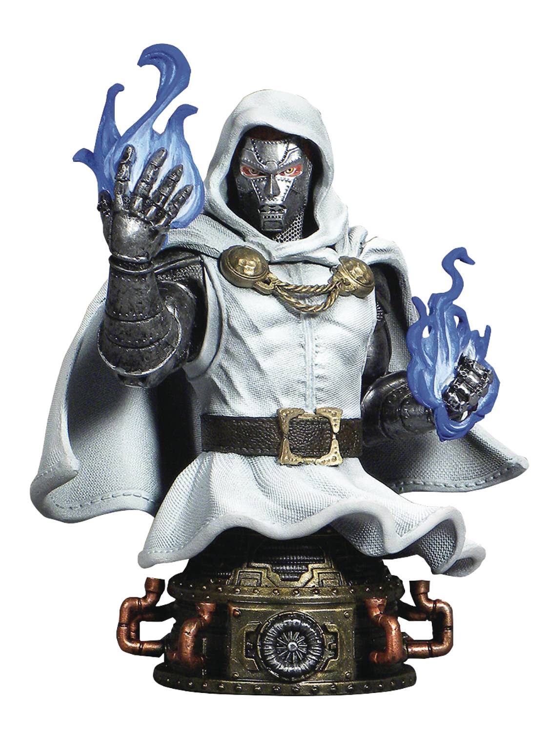 Dr Doom -DCD 40Th Marvel Comic White Armor Bust