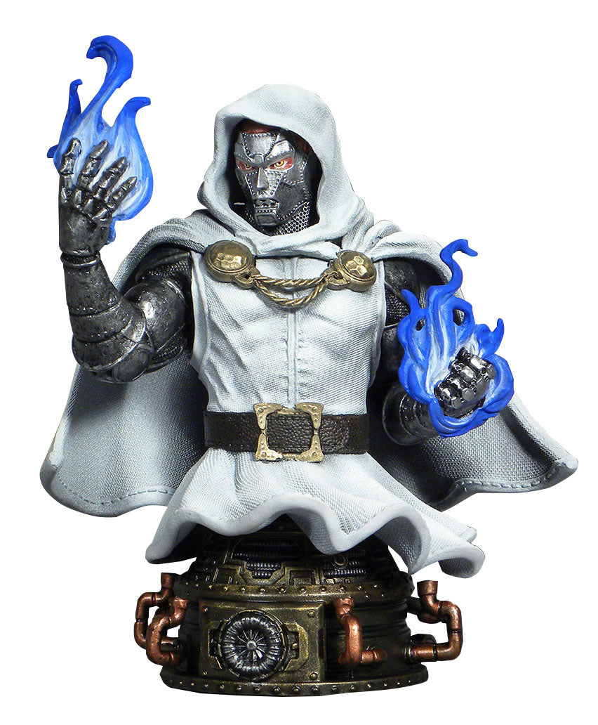 Dr Doom -DCD 40Th Marvel Comic White Armor Bust