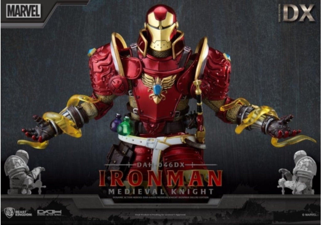 Iron Man Medieval Knight DAH-046DX Dynamic 8-Ction Action Figure Deluxe Version