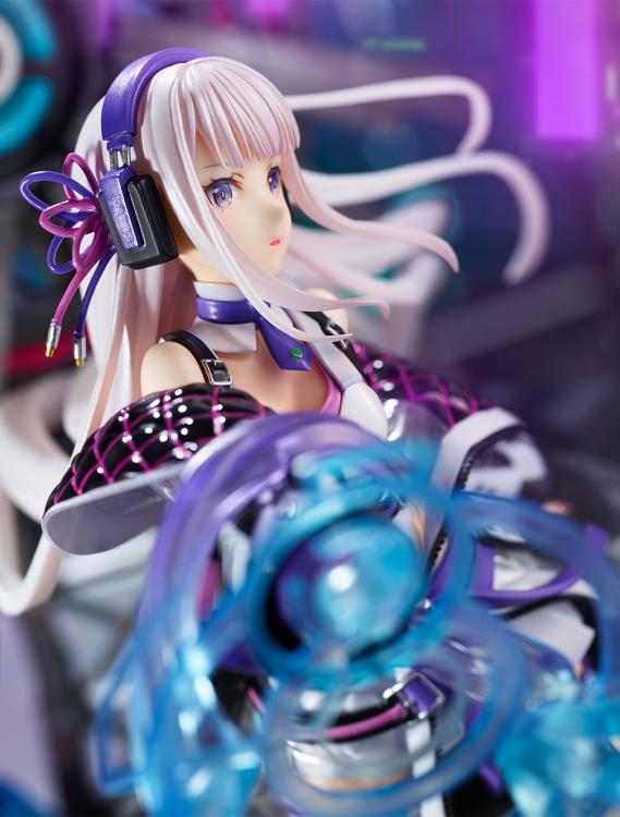 Emilia Re Zero Starting Life Neon City 1/7 PVC Figure